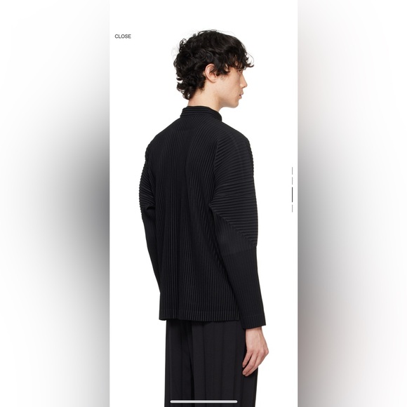 HOMME PLISSE Issey Miyake Black Monthly Color September Shirt XL/ 4 - Picture 3 of 14